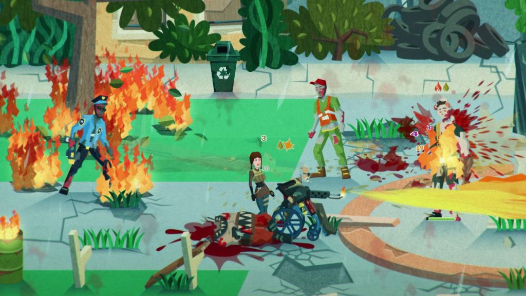 Local co-op mode in Infected Shelter