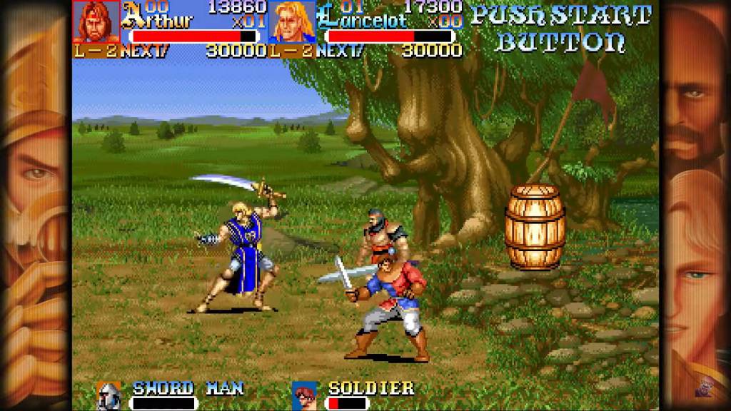 Couch co-op in Knights of the Round