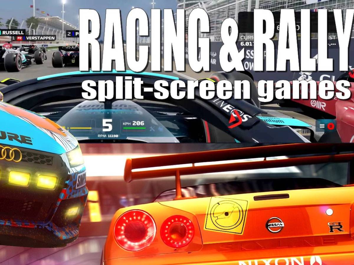 Best racing and rally games with split-screen mode (2‑player & couch&nbsp;co‑op)